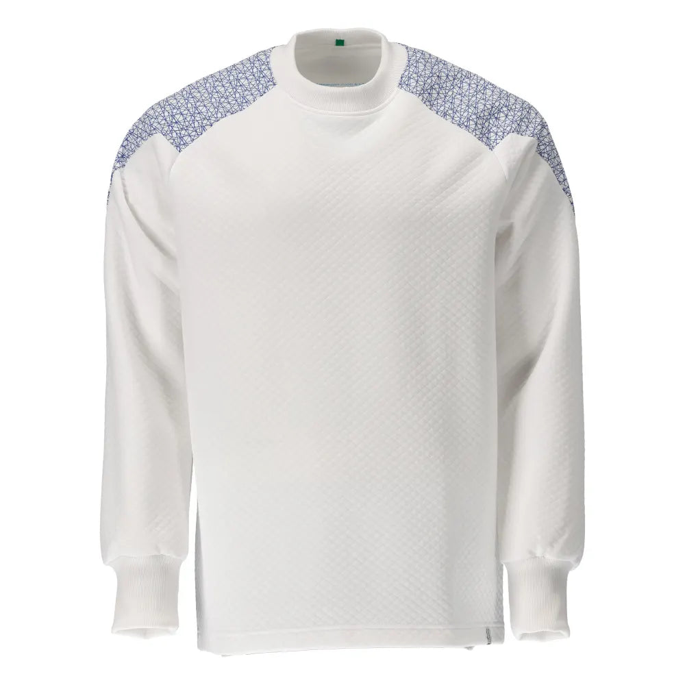 Mascot 20084-932 Sweatshirt Wit Helder Blauw