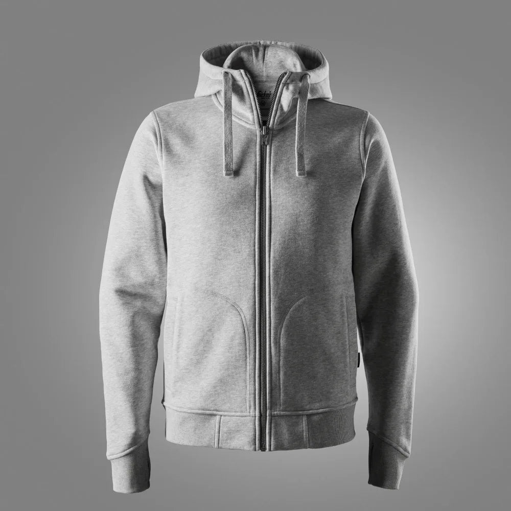 Snickers 2046 Zware Kwaliteit Hoodie Met Rits 2800 Grey Melange
