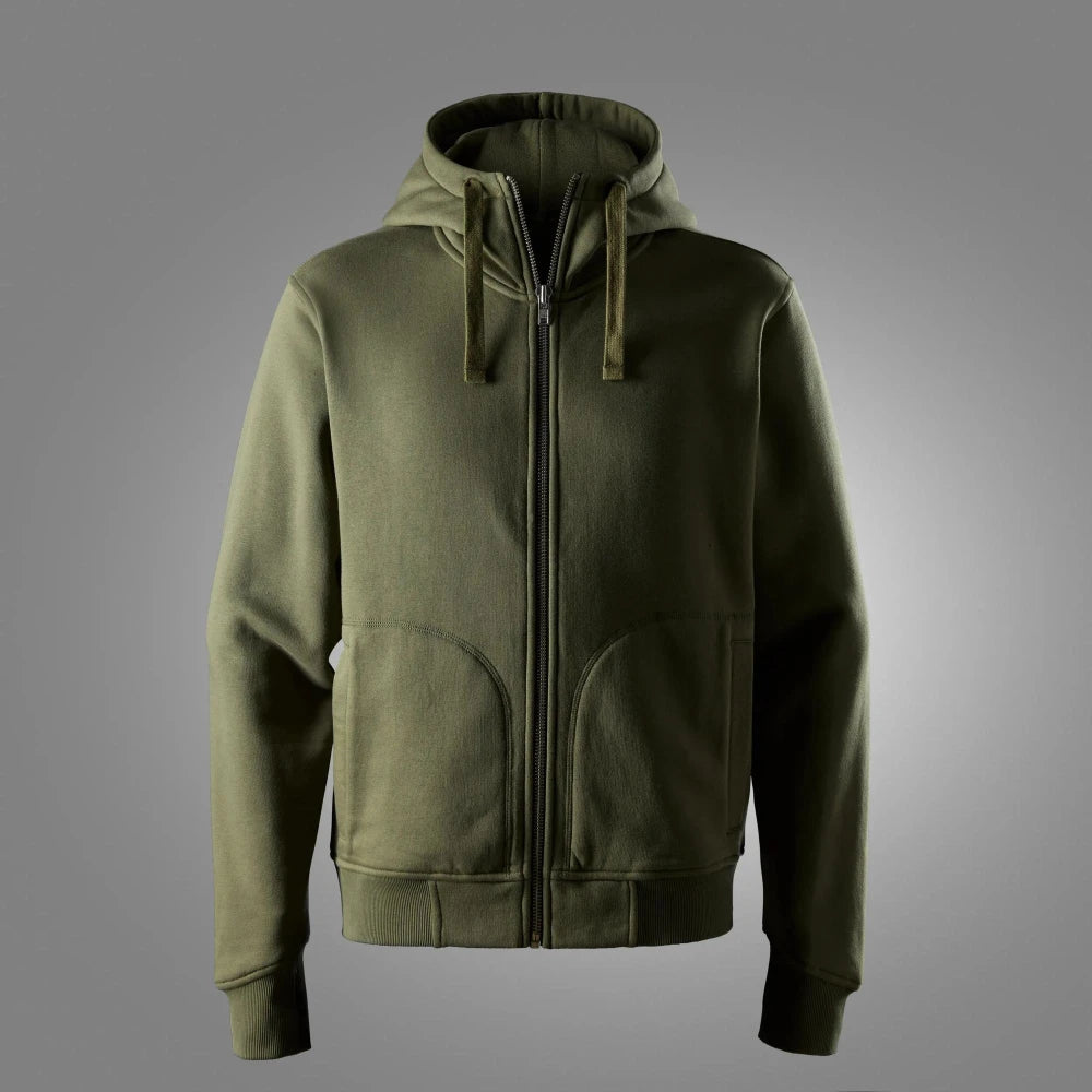 Snickers 2046 Zware Kwaliteit Hoodie Met Rits 3100 Khaki Green