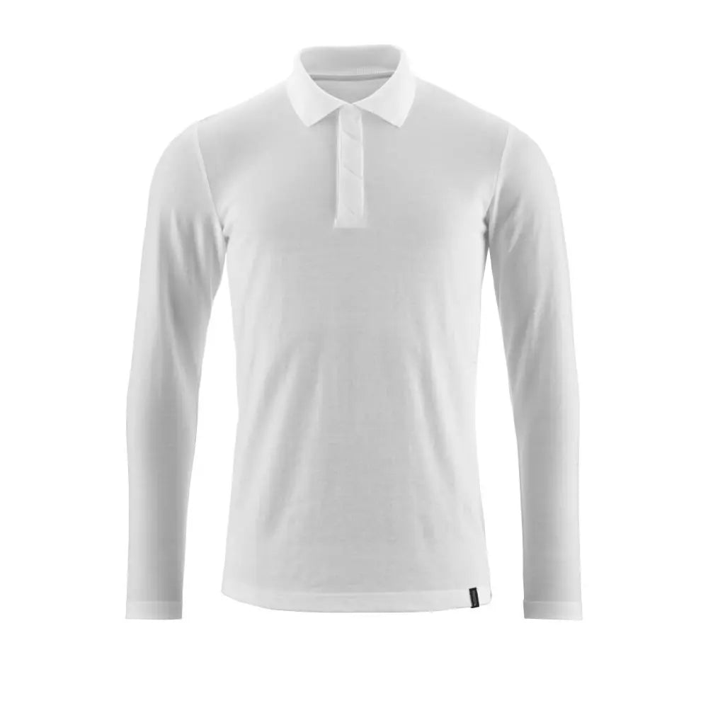 Mascot 20483-961 Poloshirt Met Lange Mouwen Wit