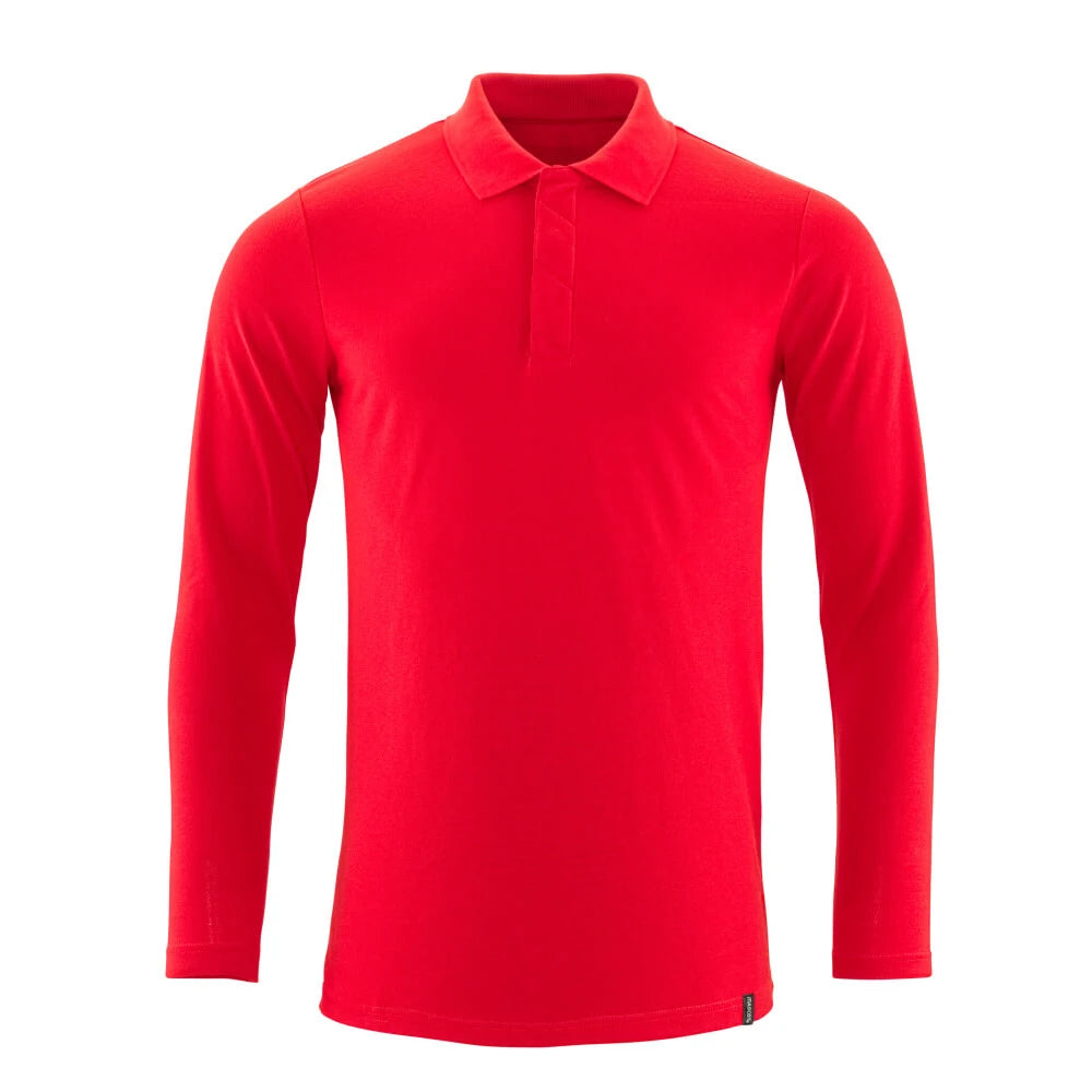Mascot 20483-961 Poloshirt Met Lange Mouwen Signaalrood