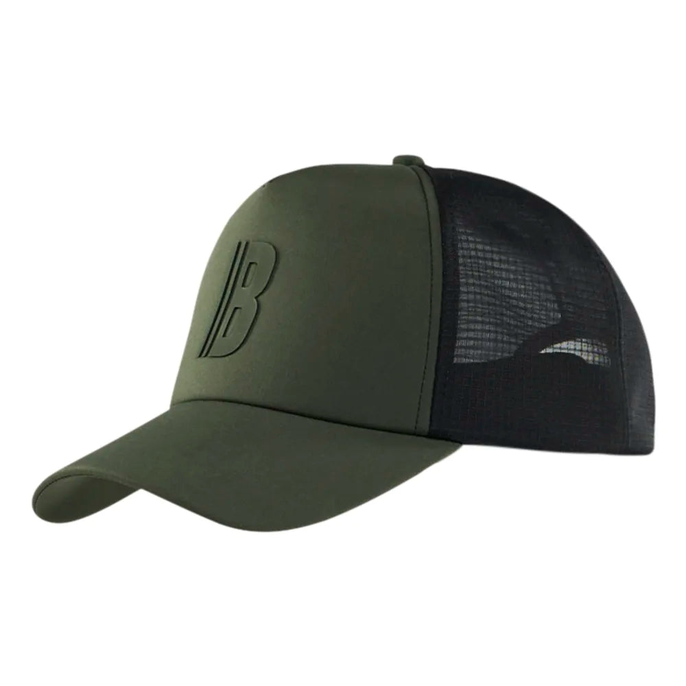 Blaklader 2098 1106 Striker Trucker Cap Donker Herfstgroen Zwart