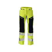Mascot 21078-284 Broek Met Kniezakken High Vis Geel Donkermarine