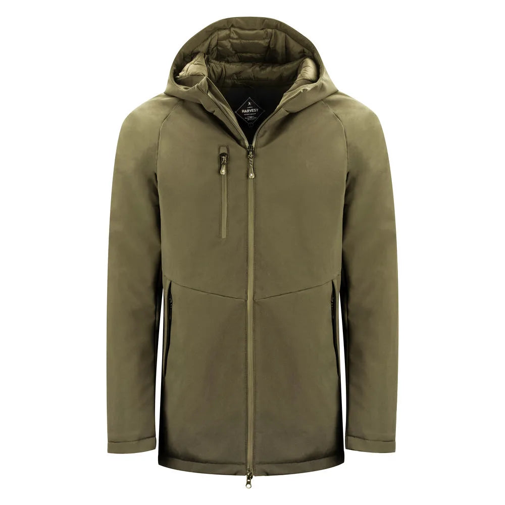James Harvest Winchester Winterjas Heren Mosgroen