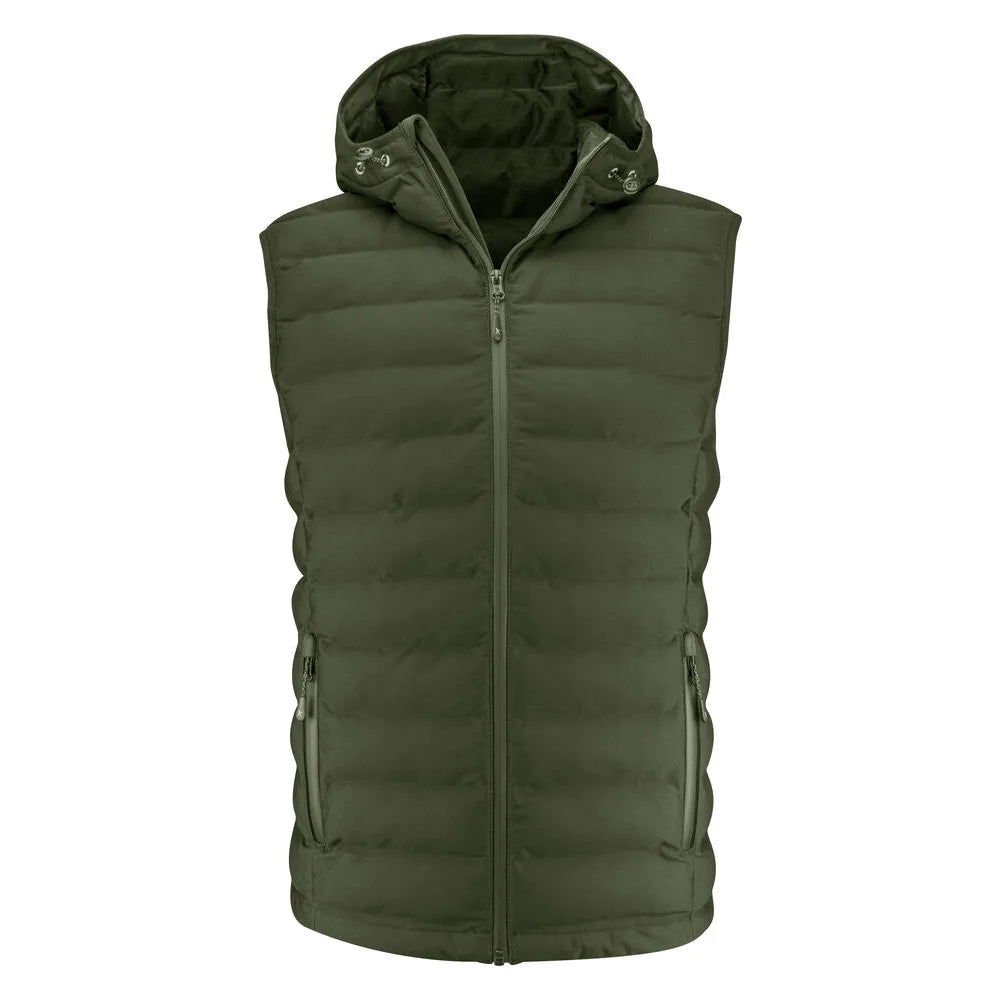 James Harvest Woodlake Heights Bodywarmer Heren Mosgroen