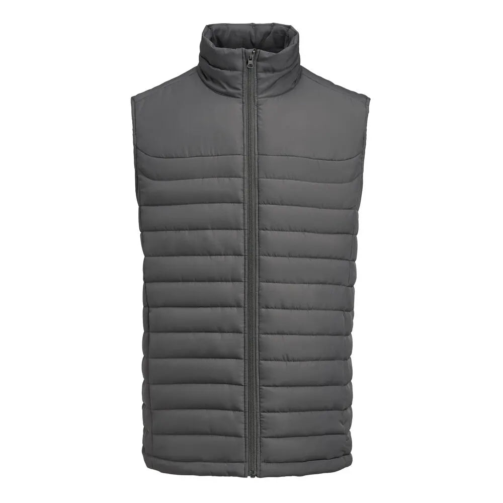 James Harvest Arches Vest Bodywarmer Heren Staalgrijs