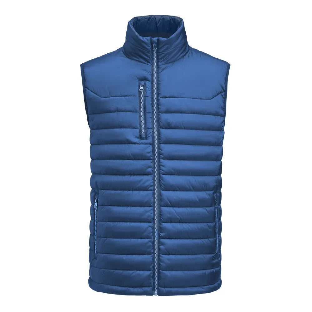 James Harvest Meadows Vest Bodywarmer Heren Blauw