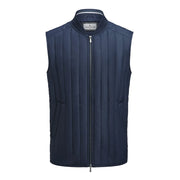 James Harvest Scarsdale Vest Bodywarmer Heren Marine