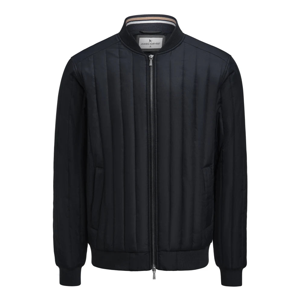 James Harvest Scarsdale Jacket Jas Heren Zwart