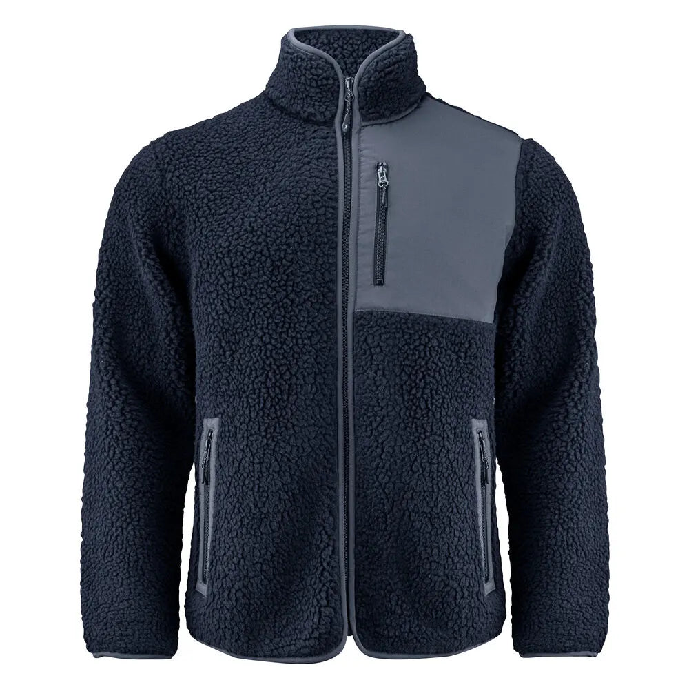 James Harvest Kingsley Fleece Jas Heren Zwart