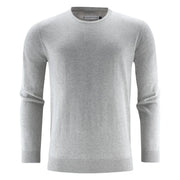 James Harvest Ashland U Gebreide Sweater Heren Grijs Mêlée