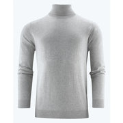 James Harvest Ashland Turtle Gebreide Sweater Heren Grijs Mêlée