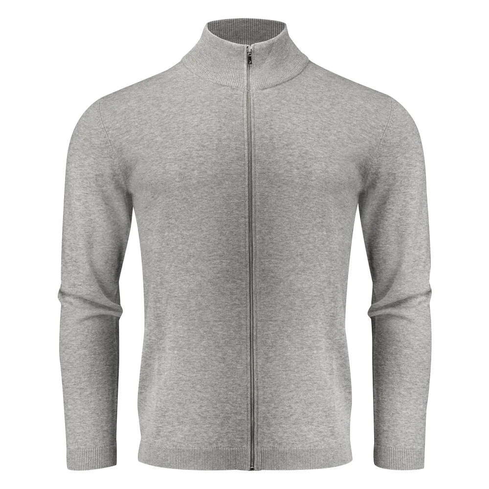 James Harvest Ashland Cardigan Heren Grijs Mêlée