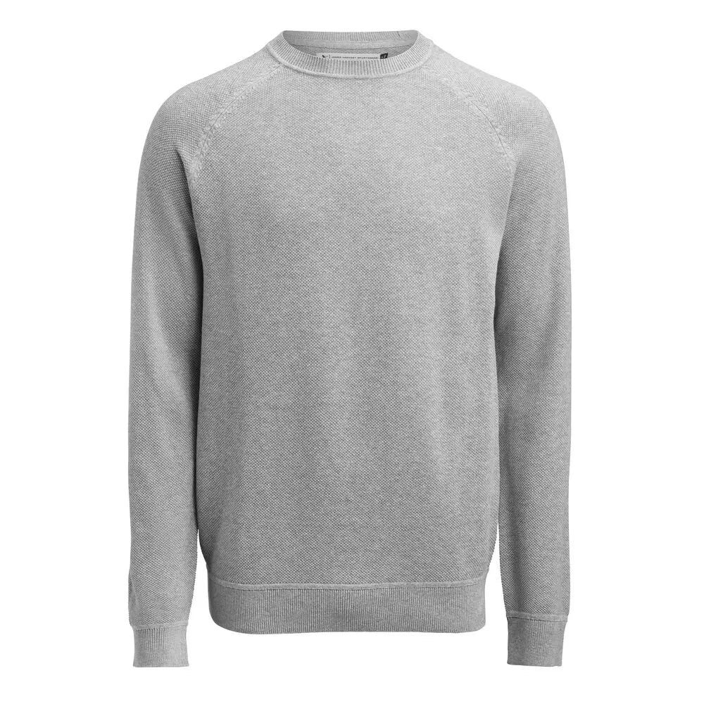 James Harvest Ashland Casual Gebreide Sweater Heren Grijs Mêlée
