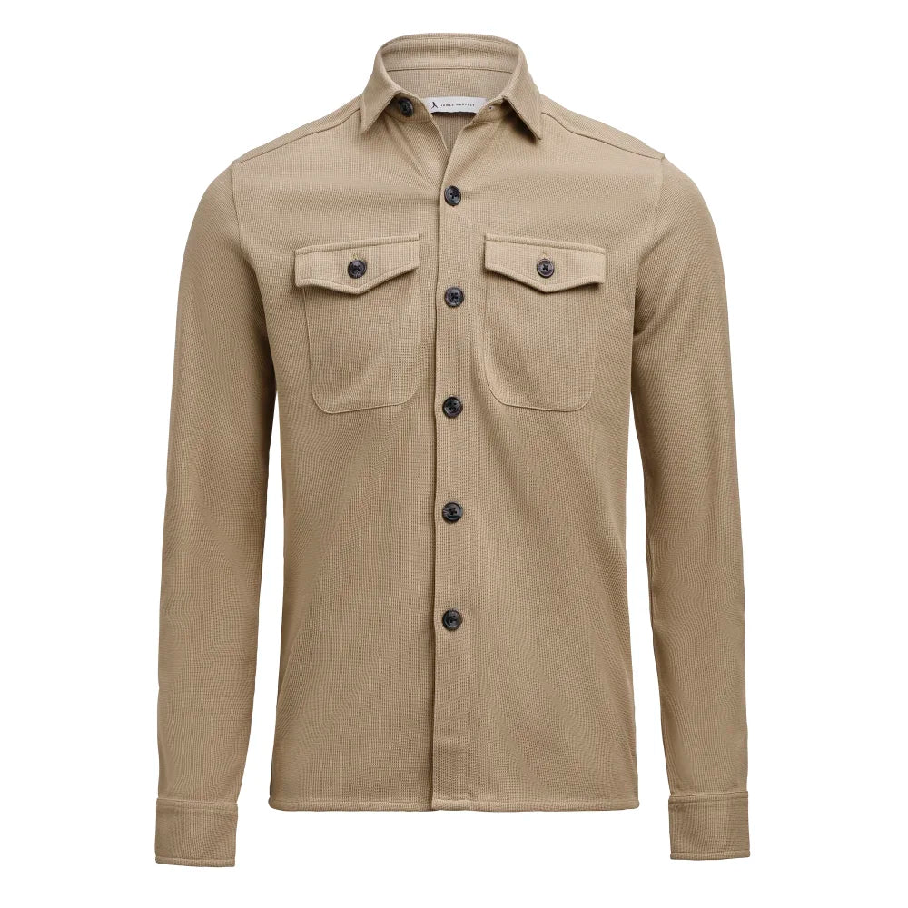 James Harvest Hicksville Overshirt Unisex Kaki