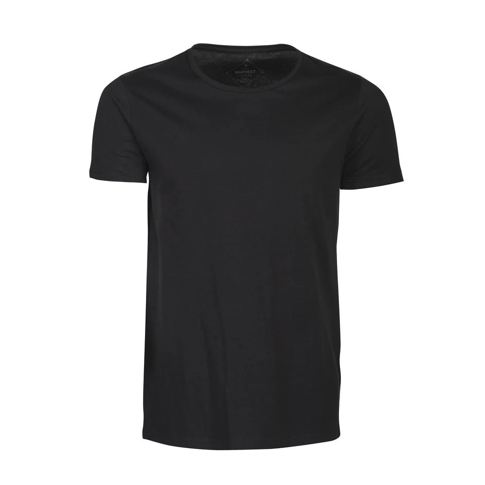 James Harvest Twoville T-Shirt Heren Zwart