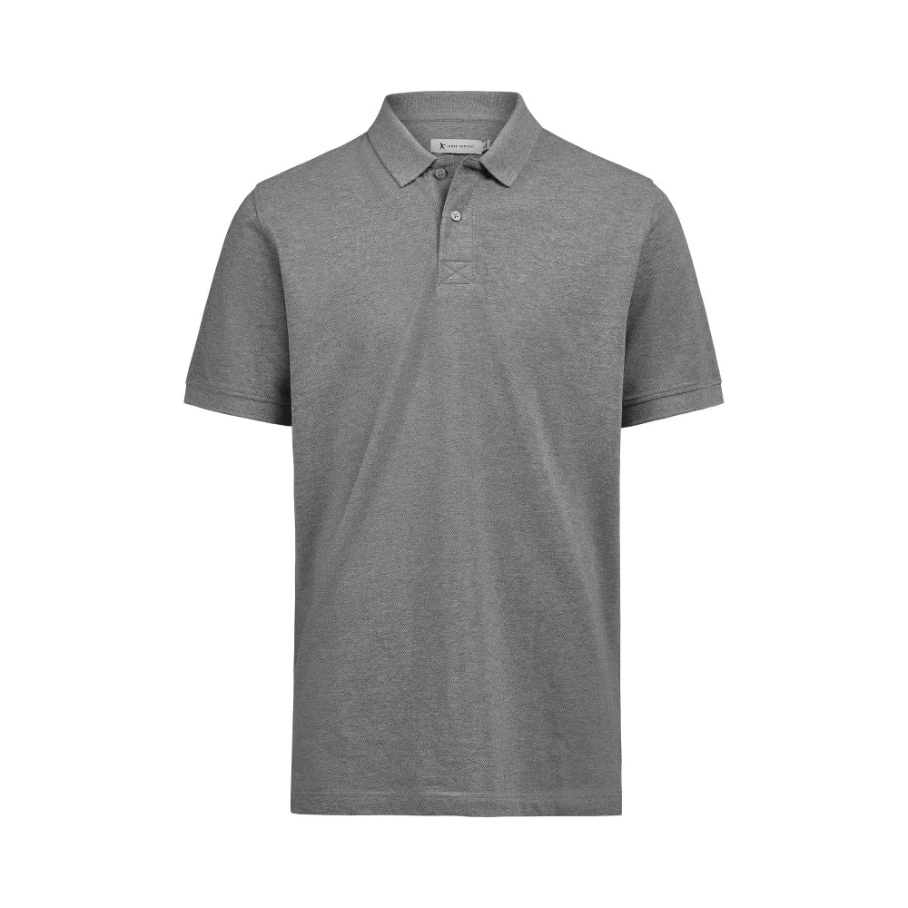 James Harvest Supreme Regular Polo Grijs Mêlée