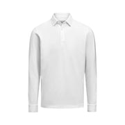 James Harvest American Supreme Polo LS Heren Wit