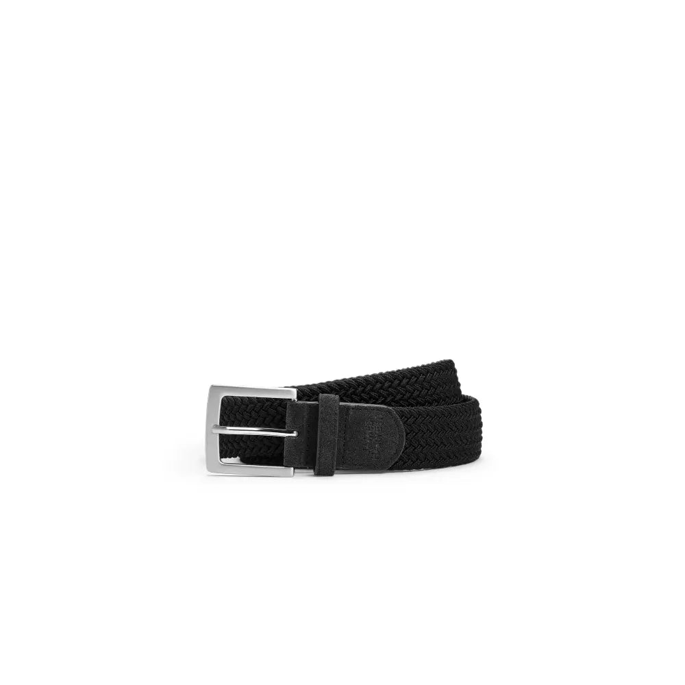 James Harvest Stretch Belt Zwart