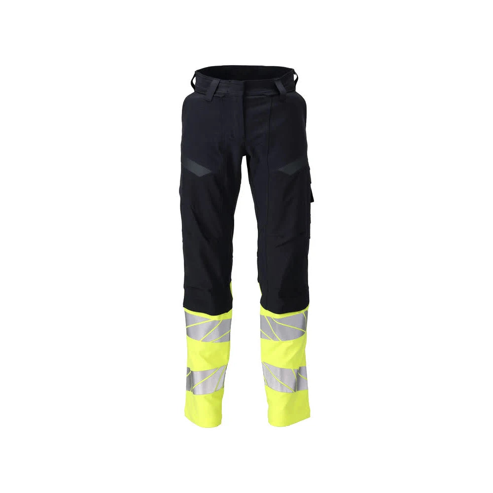 Mascot 21178-284 Broek Met Kniezakken Donkermarine High Vis Geel
