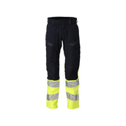 Mascot 21179-284 Broek Met Kniezakken Donkermarine High Vis Geel