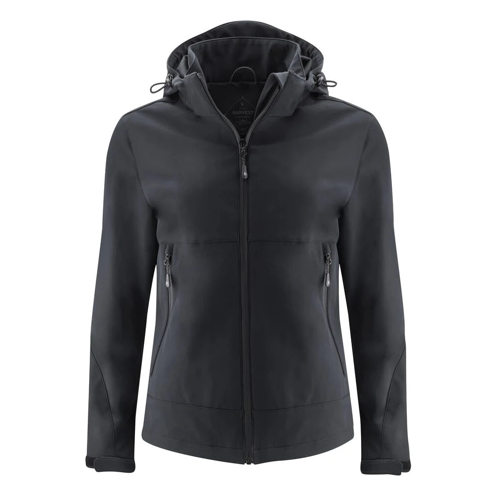 James Harvest Lodgetown Softshell Jas Dames Zwart