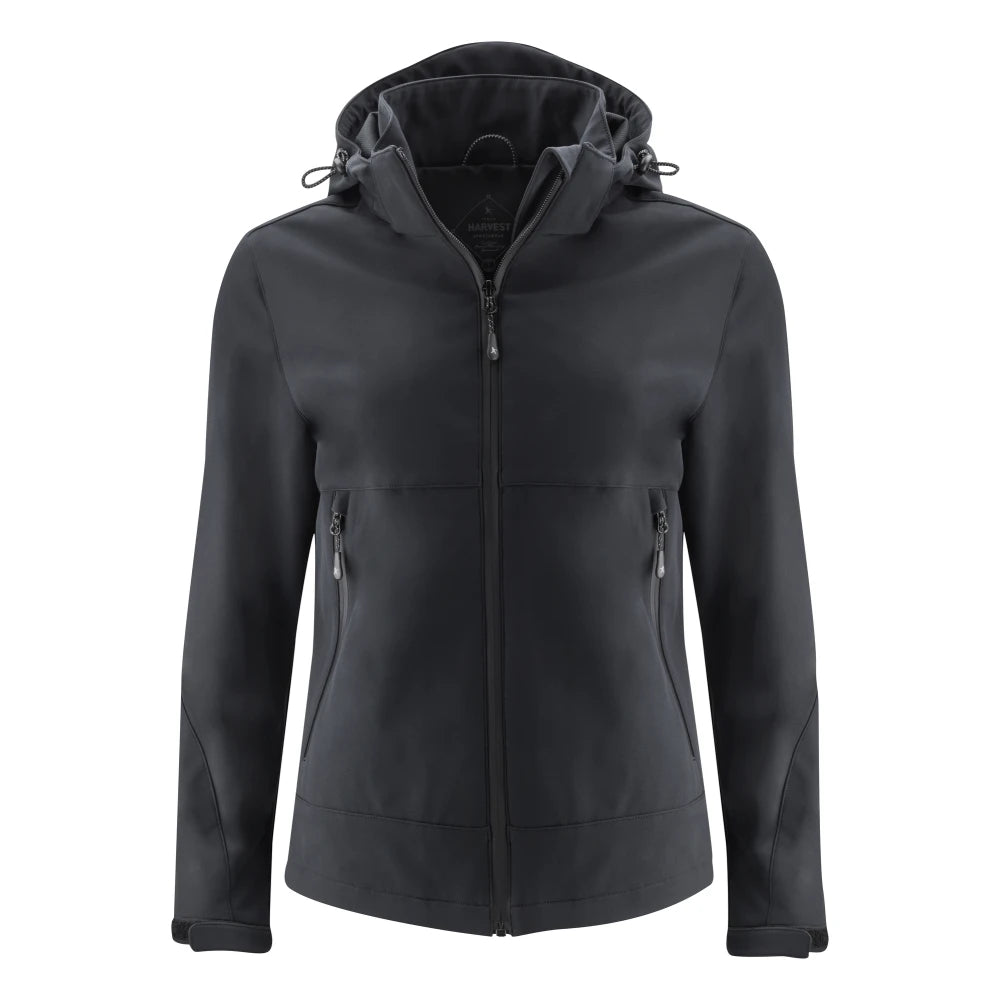 James Harvest Lodgetown Softshell Jas Dames Zwart
