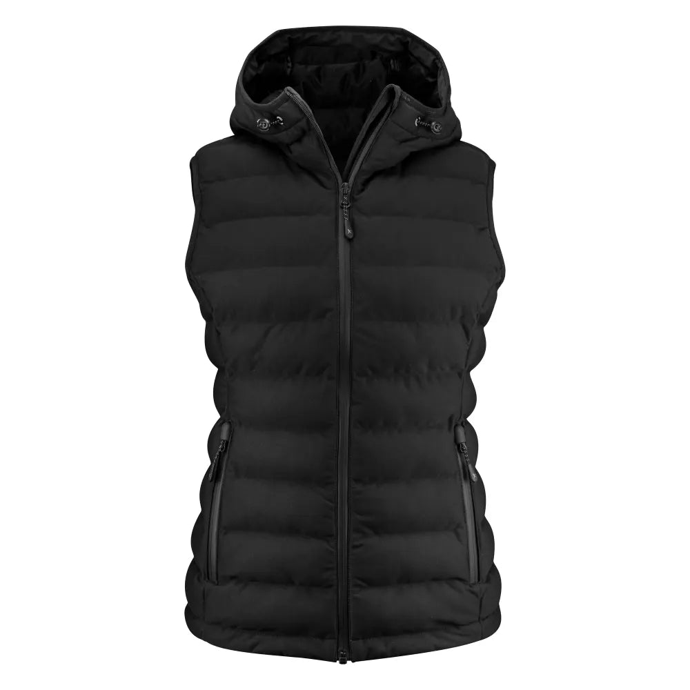 James Harvest Woodlake Heights Bodywarmer Dames Zwart