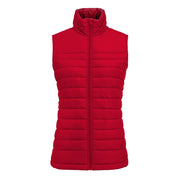 James Harvest Arches Vest Bodywarmer Dames Rood