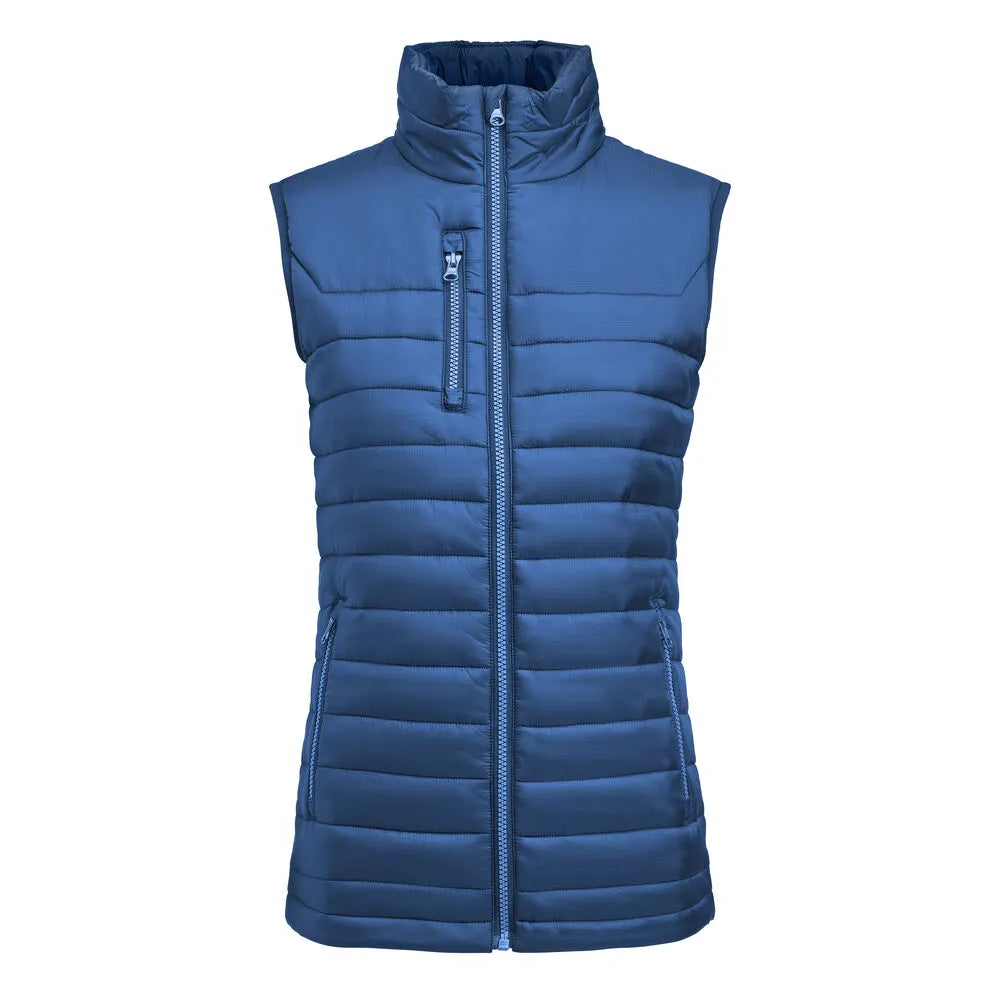 James Harvest Meadows Vest Bodywarmer Dames Blauw
