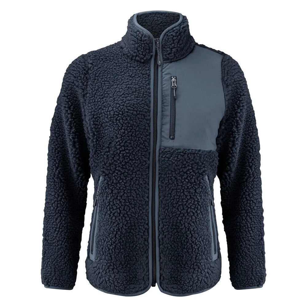 James Harvest Kingsley Fleece Jas Dames Zwart