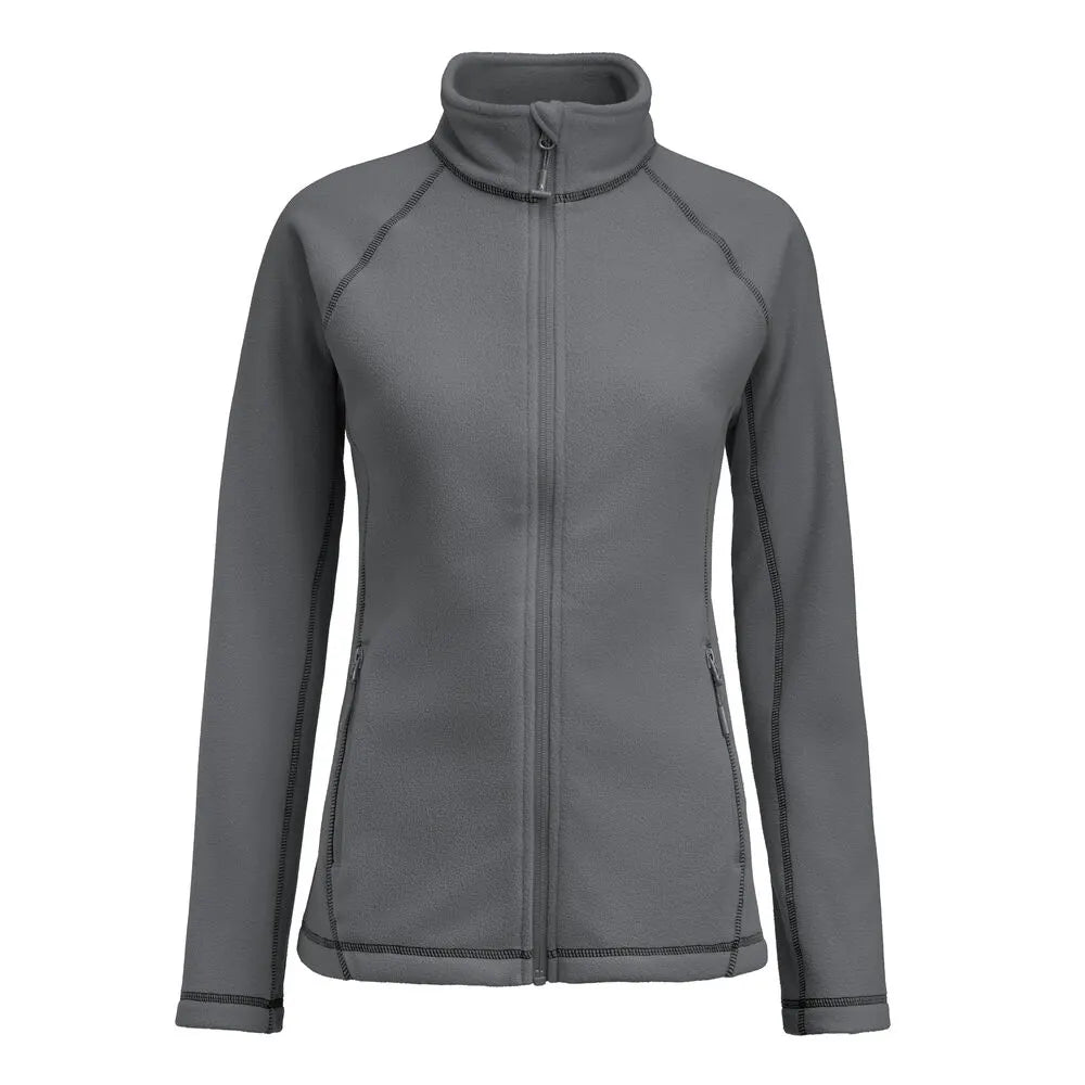 James Harvest Zion Fleece Dames Staalgrijs