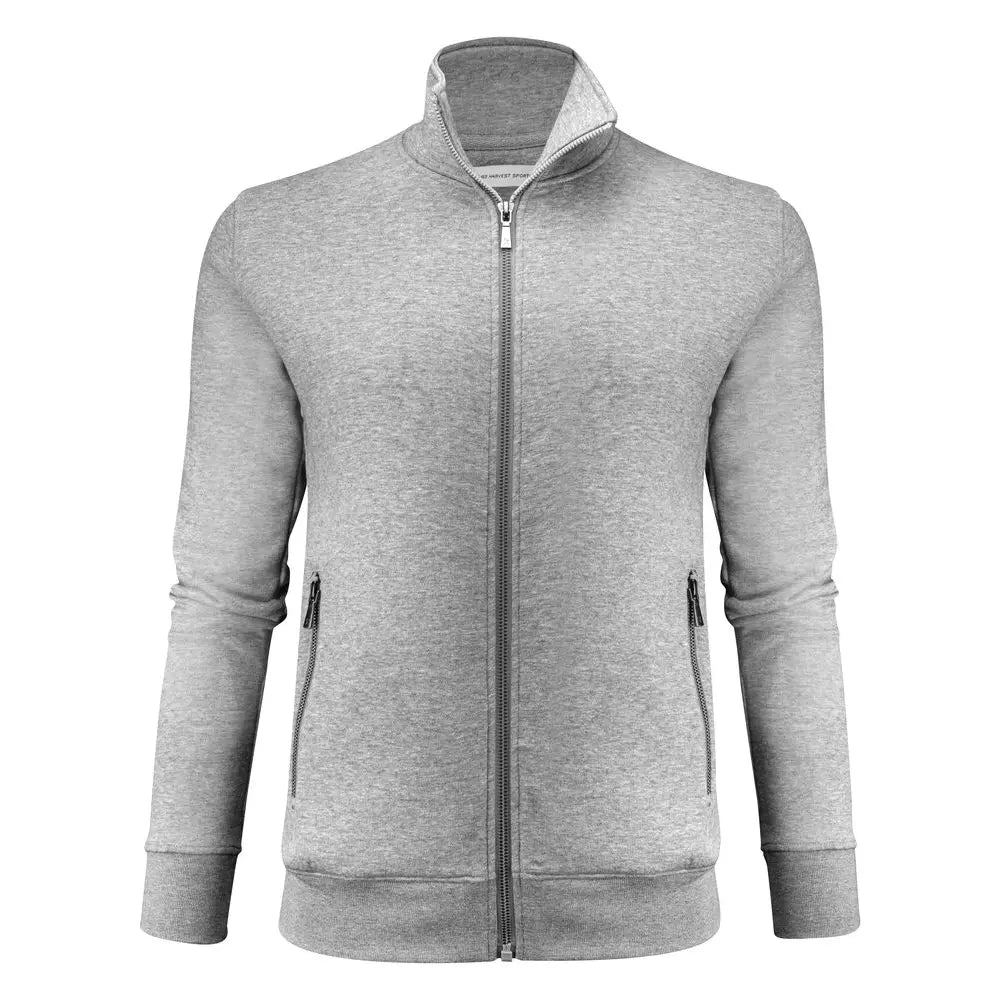 James Harvest Melville Heights Sweater Volledige Rits Dames Grijs Mêlée