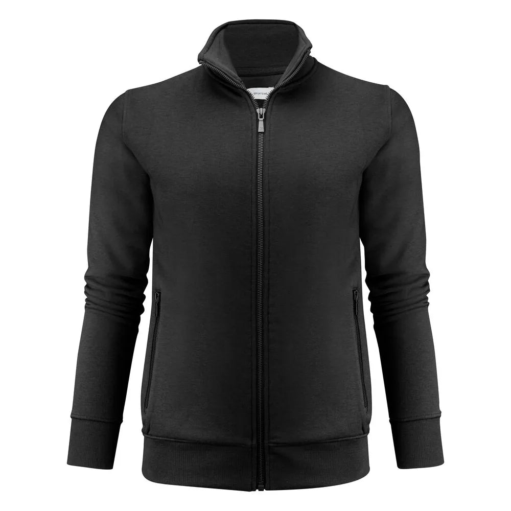 James Harvest Melville Heights Sweater Volledige Rits Dames Zwart
