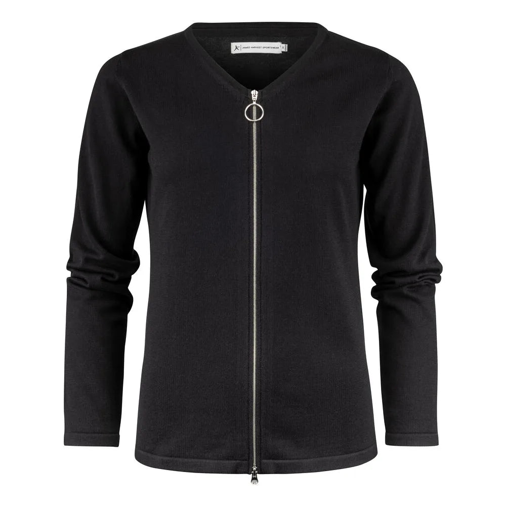 James Harvest Ashland Cardigan Dames Zwart