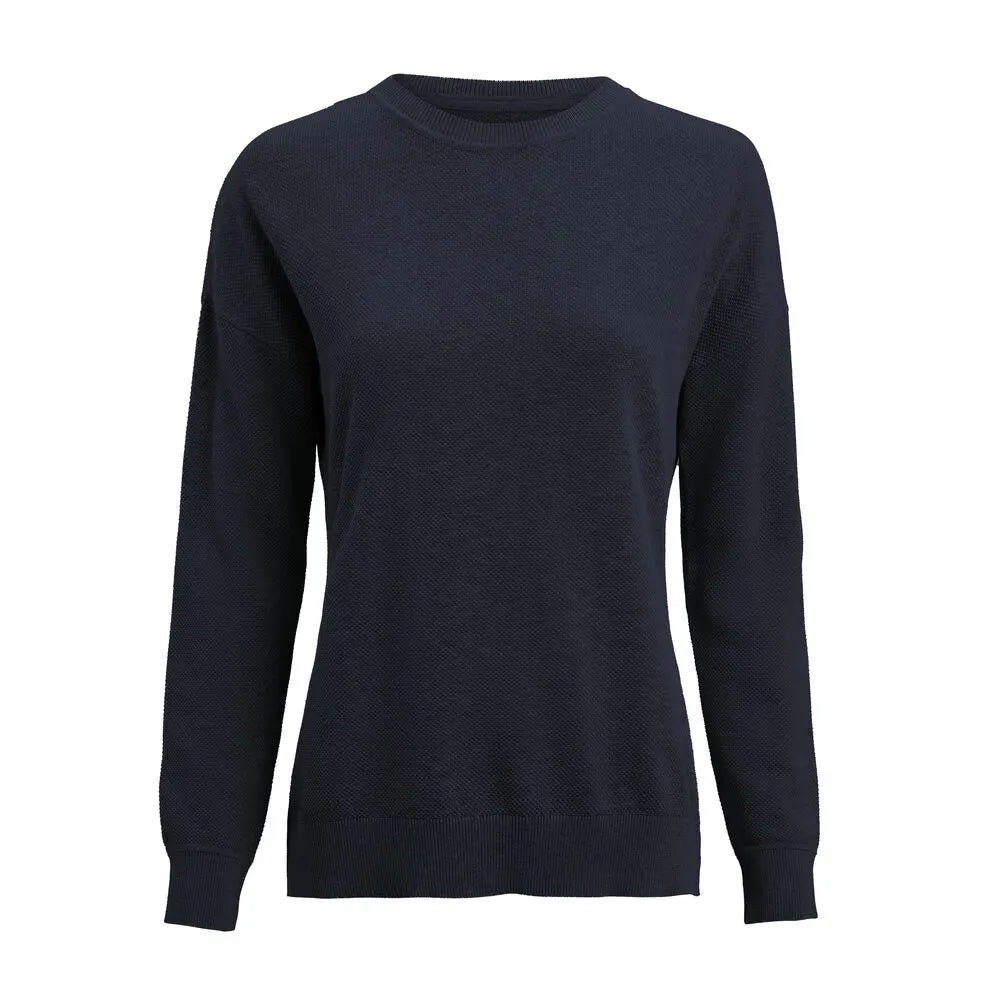 James Harvest Ashland Casual Gebreide Sweater Dames Marine