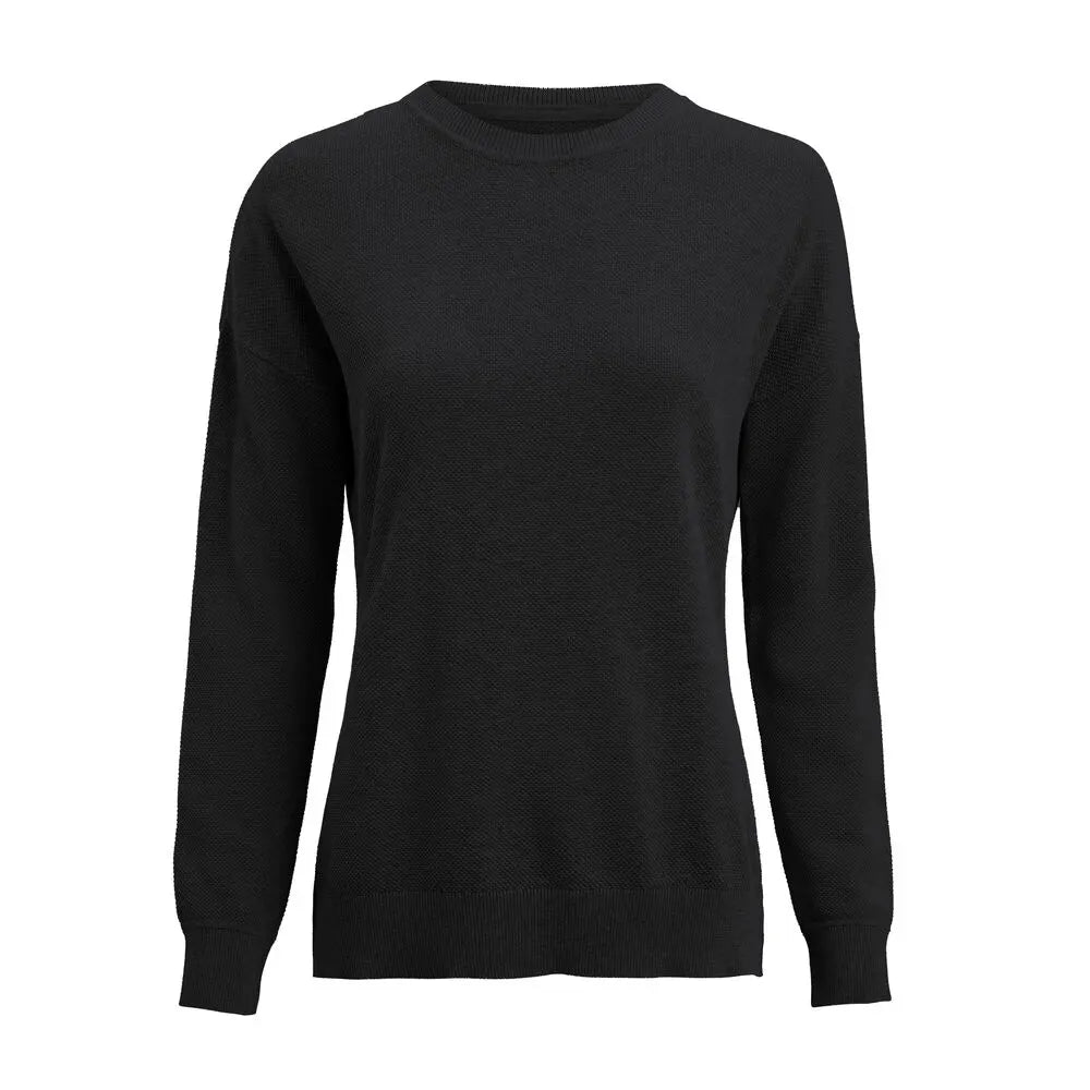 James Harvest Ashland Casual Gebreide Sweater Dames Zwart