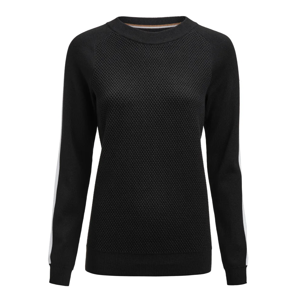 James Harvest Scarsdale Sweater Sweater Dames Zwart