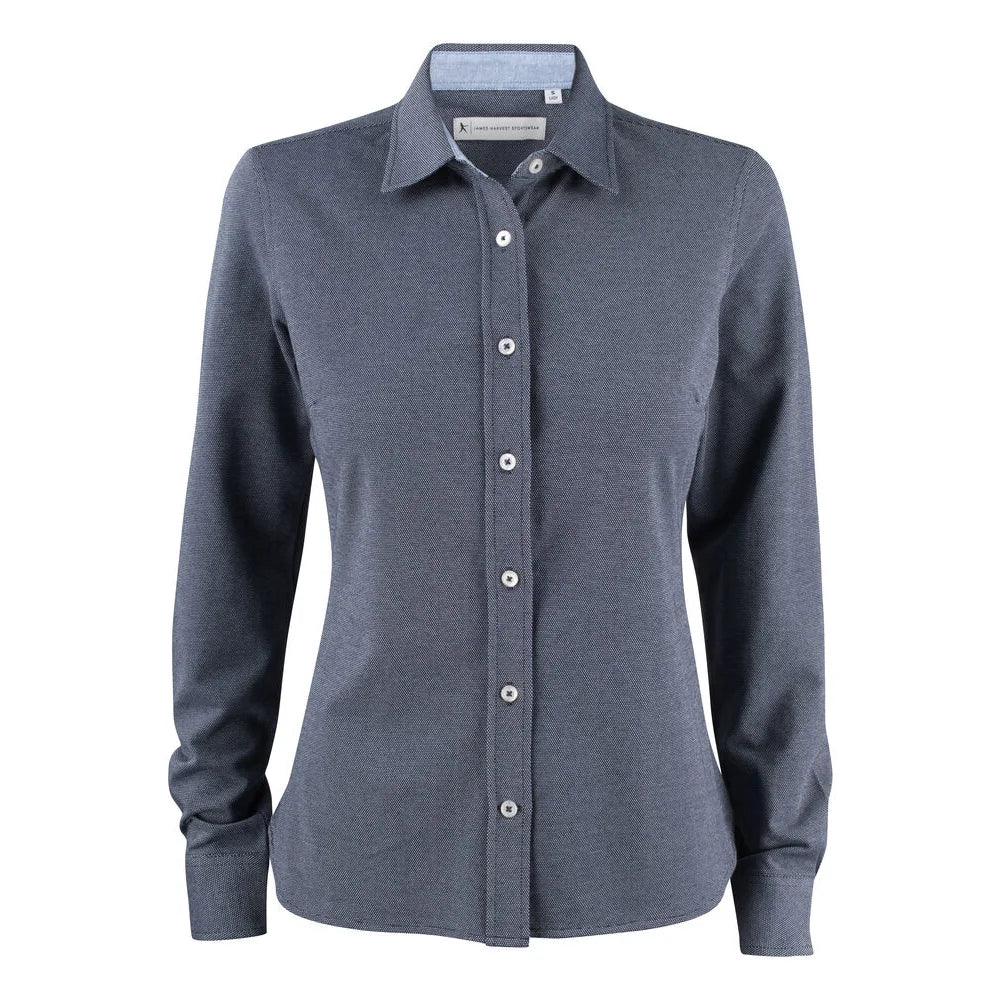 James Harvest Burlingham Hemd Dames Marine
