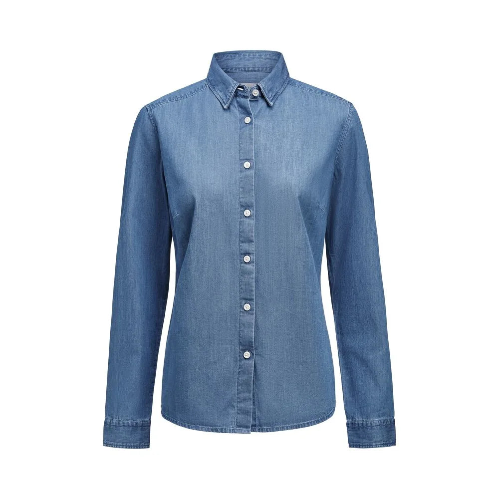 James Harvest Sayville Hemd Dames Light Denim