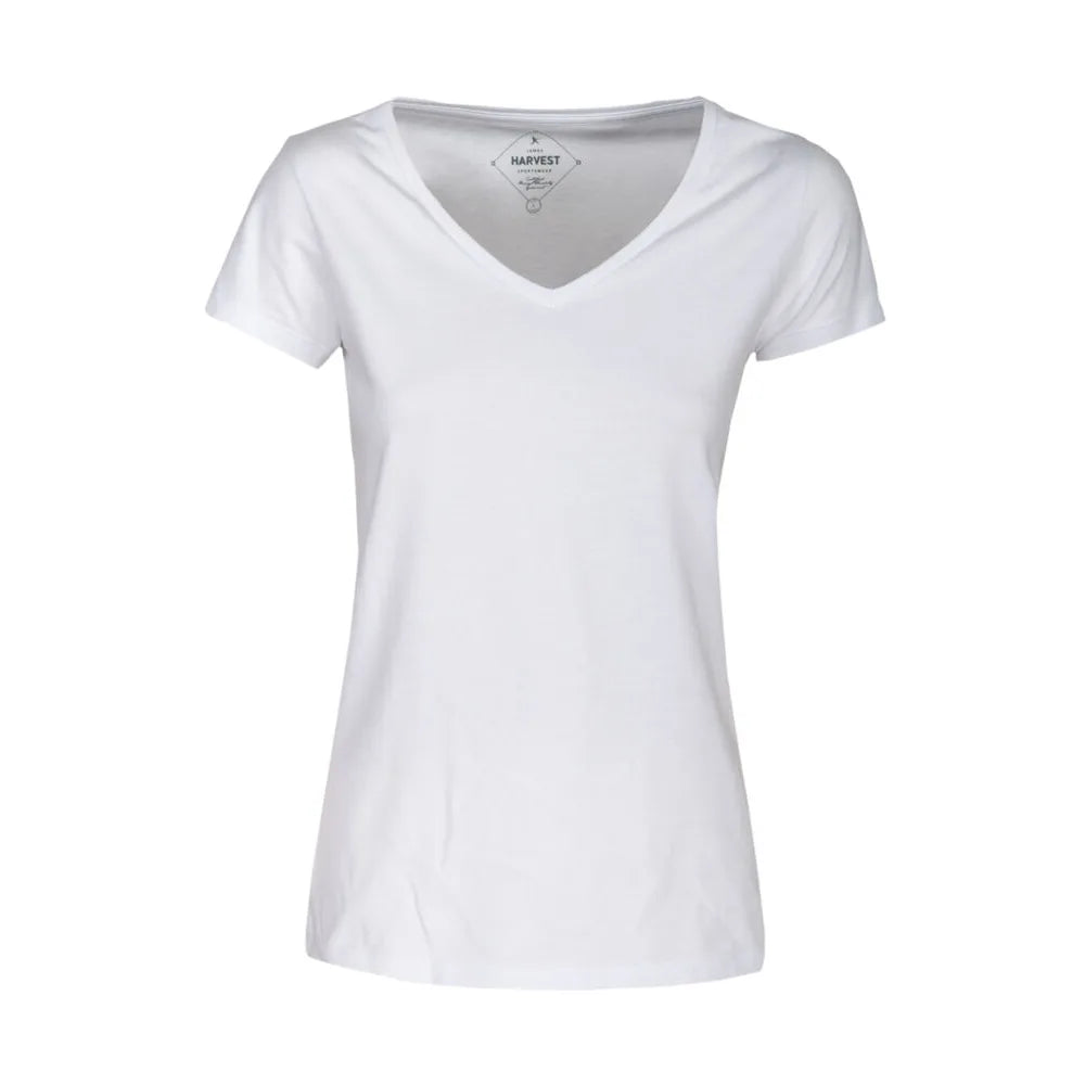 James Harvest Whailford T-Shirt Dames Wit