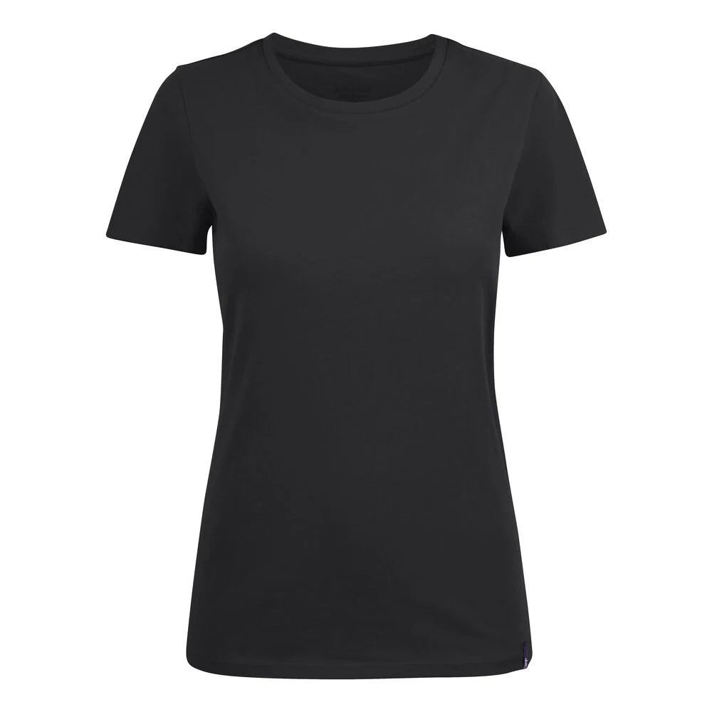 James Harvest American U T-Shirt Dames Zwart
