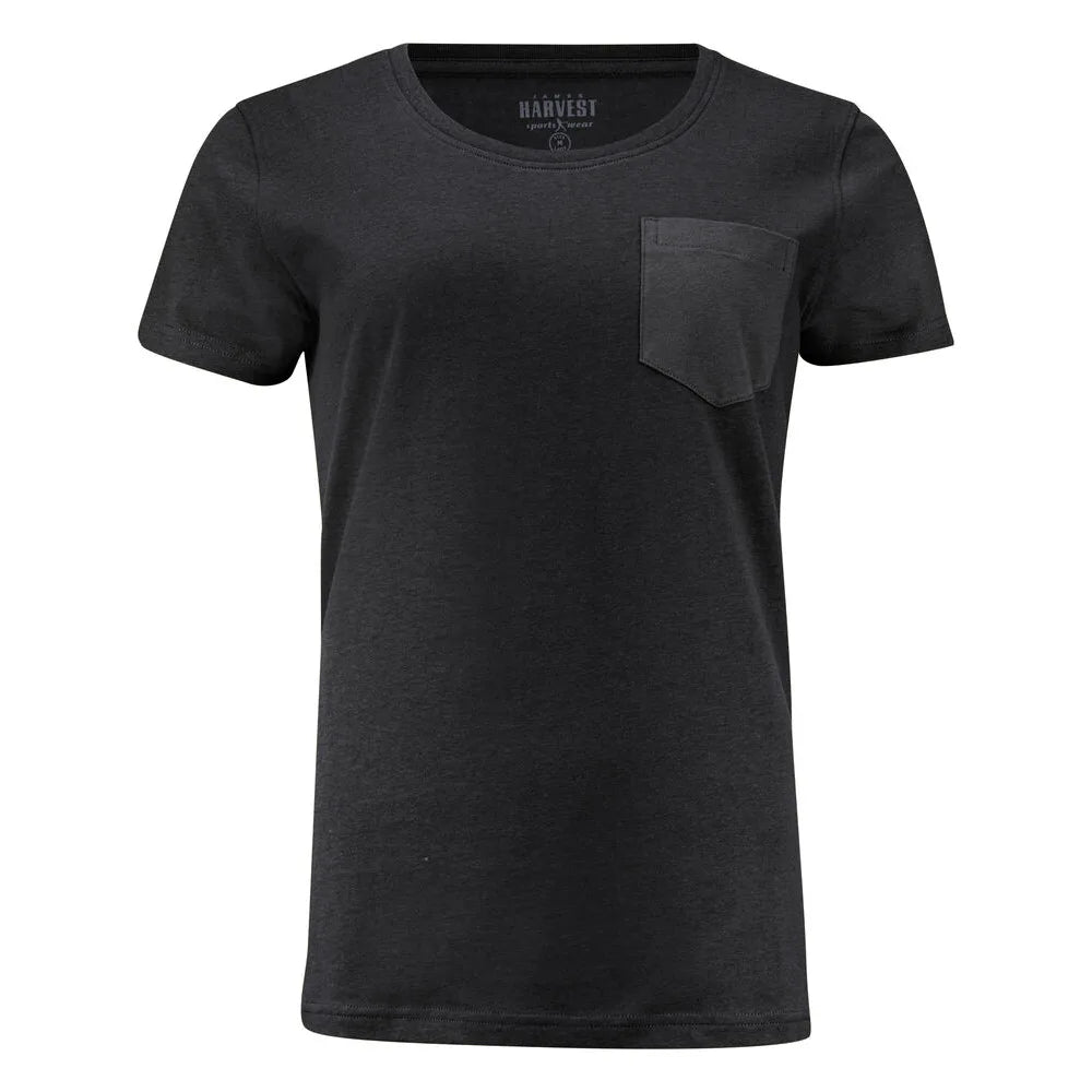 James Harvest Walcott T-Shirt Dames Zwart