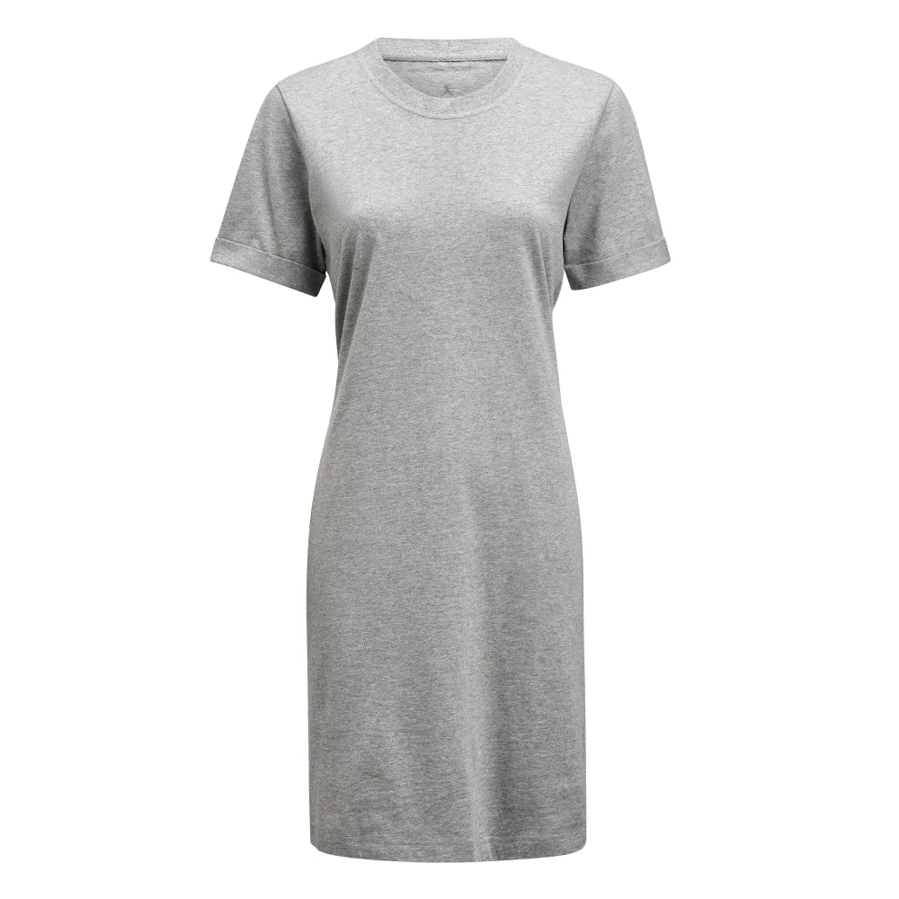 James Harvest American T-Shirt Dress Jurk Dames Grijs Mêlée