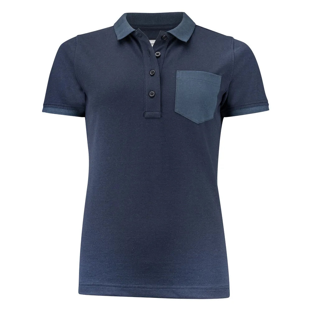 James Harvest Pinedale Polo Pique Dames Marine