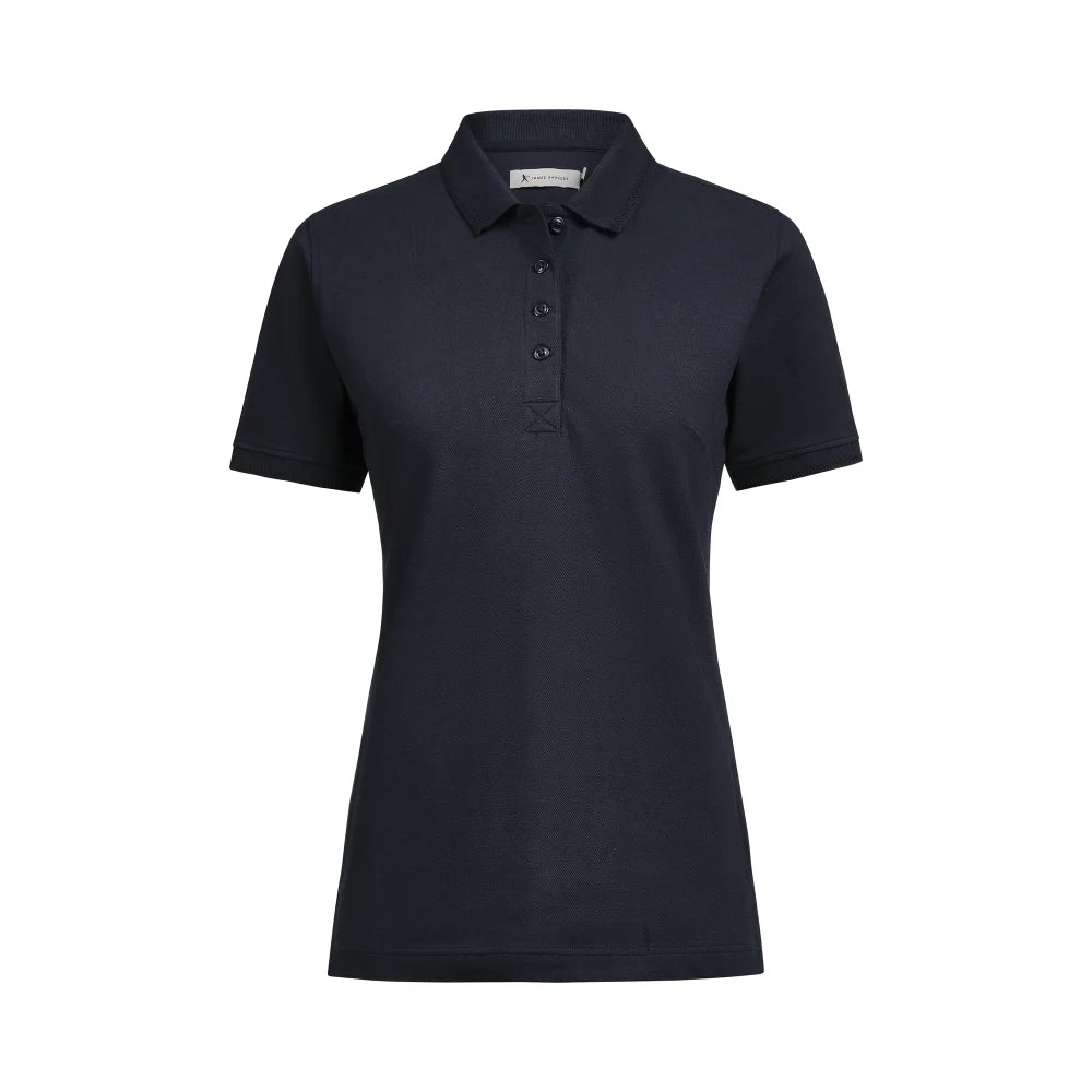 James Harvest Supreme Stretch Polo Woman Marine