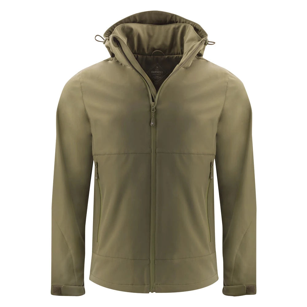James Harvest Lodgetown Softshell Jas Heren Mosgroen