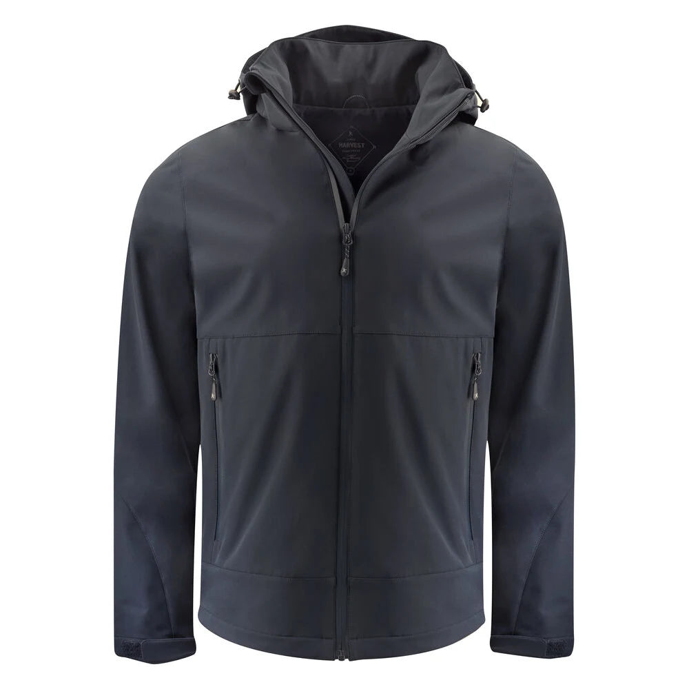 James Harvest Lodgetown Softshell Jas Heren Zwart