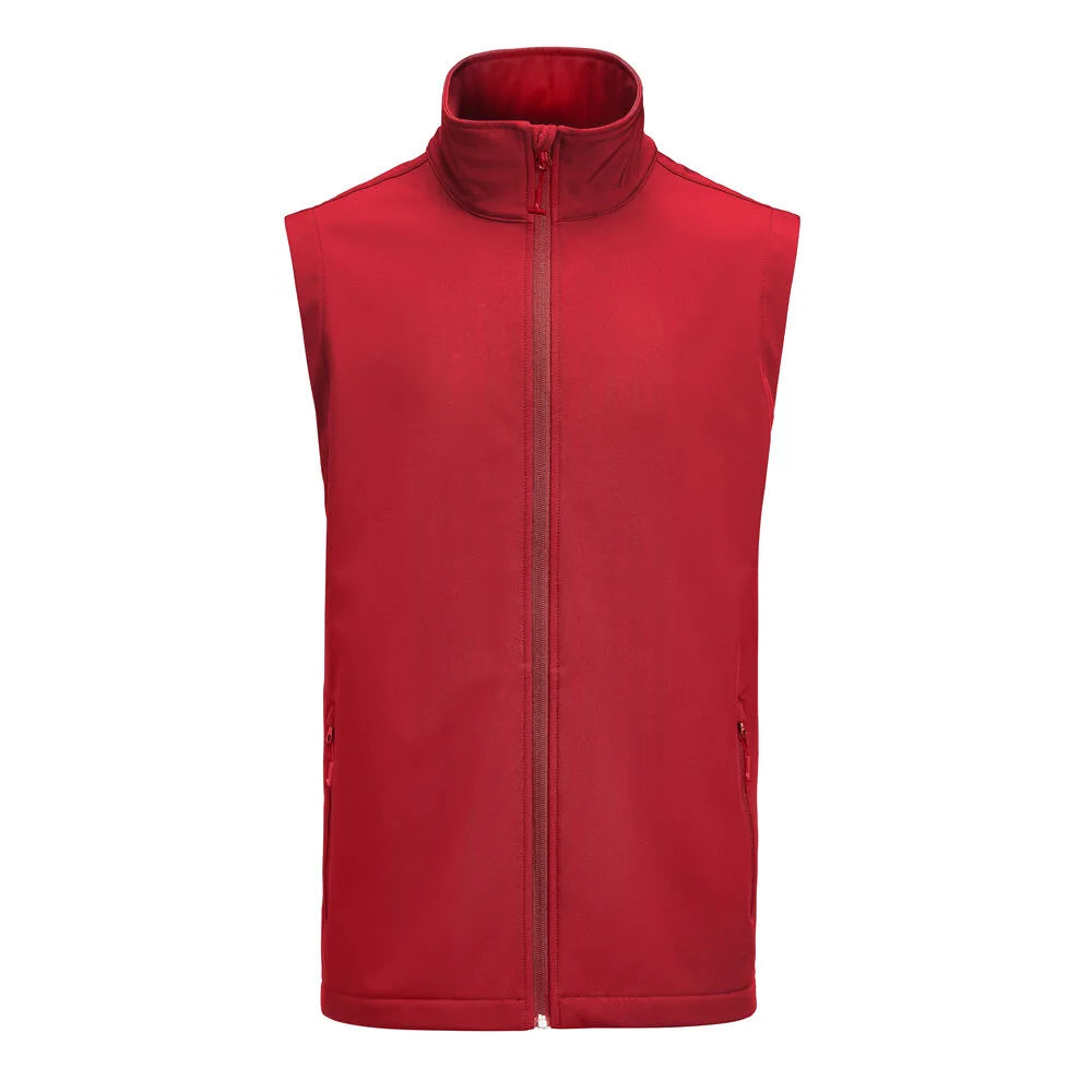 James Harvest Valley Vest Bodywarmer Heren Rood