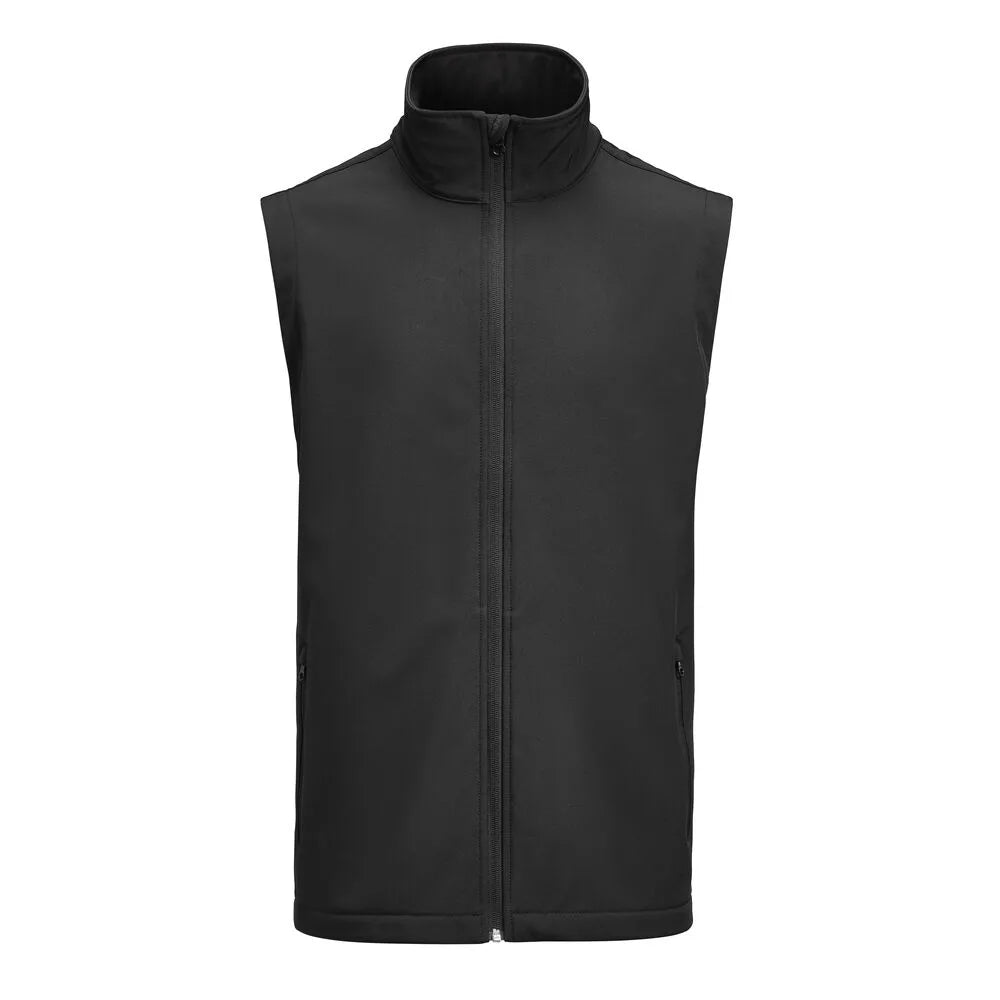 James Harvest Valley Vest Bodywarmer Heren Zwart